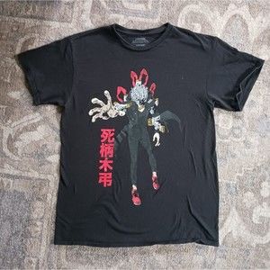 My Hero Academia Tomura Shigaraki Graphic T-Shirt Men’s M Black Anime